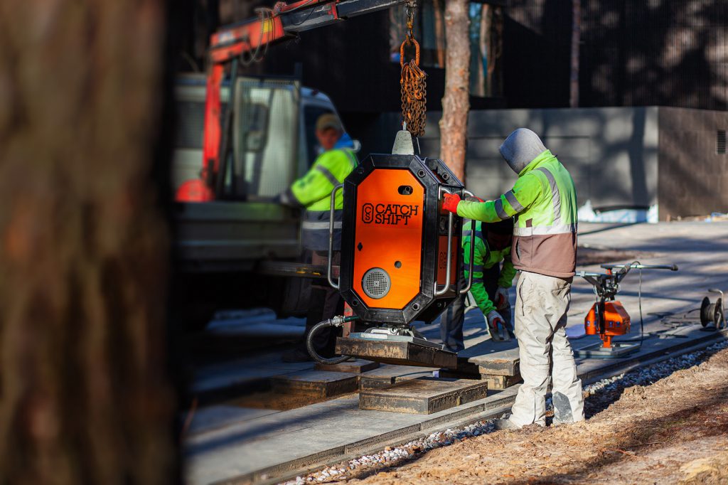 Ventouse 8800 lbs pour excavatrice