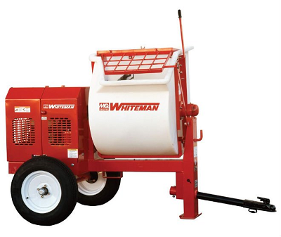 9' cube mortar mixer