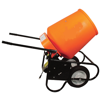 Electric mixer on wheel