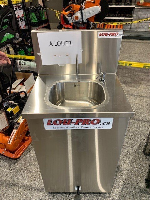 LAVABO PORTATIF